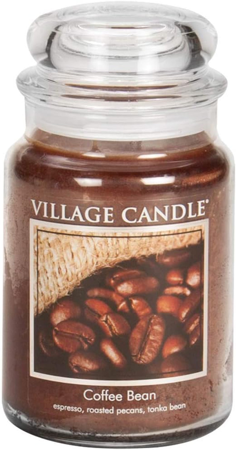 Coffee Bean Soy Wax Candle in Glass Jar, 21Oz