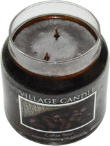 Coffee Bean Soy Wax Candle in Glass Jar, 21Oz