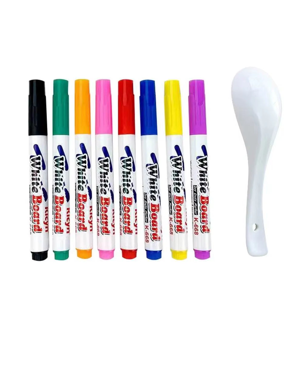 Water Floating Pen Magical Ink Pens Kids Drawing Set