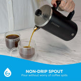 Large 8-Cup Stainless-Steel French Press Coffee Maker, 34Oz