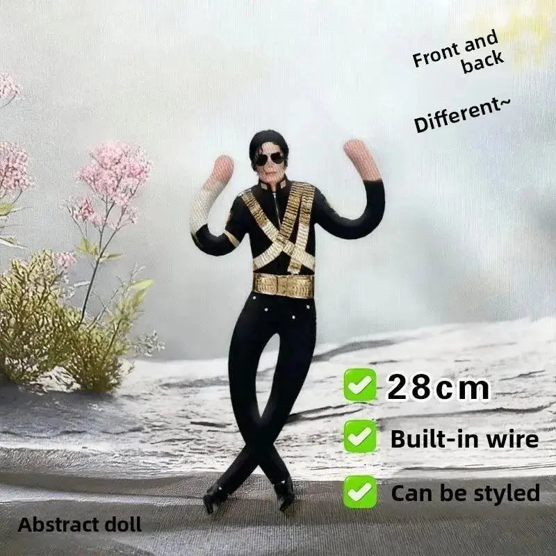 Michael Jackson Abstract Plush Figure