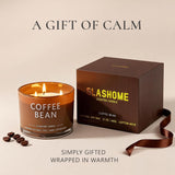 Coffee Bean Soy Wax Candle in Glass Jar, 12Oz