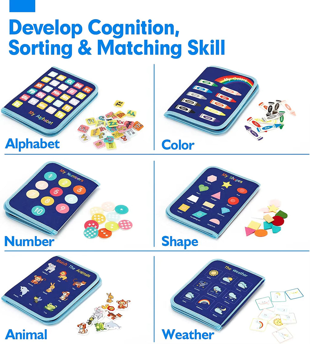 Montessori Busy Board — Toddler Sensory Activity Board