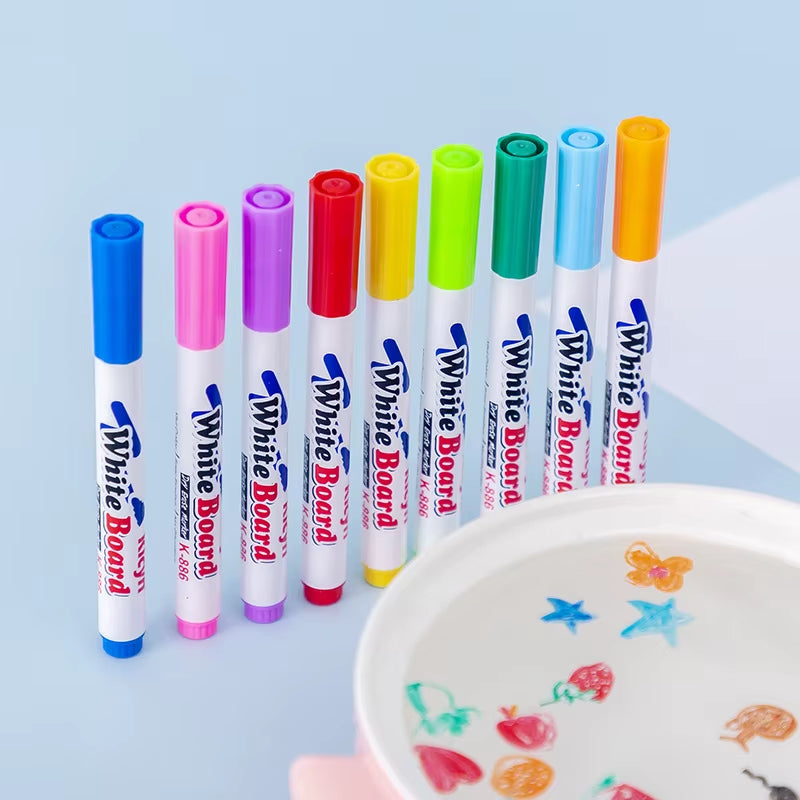 Water Floating Pen Magical Ink Pens Kids Drawing Set