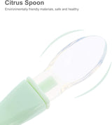 Close-up of the silicone spoon head texture