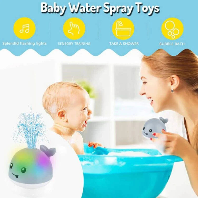 Baby Light-Up Bath Toys — Whale Automatic Sprinkler