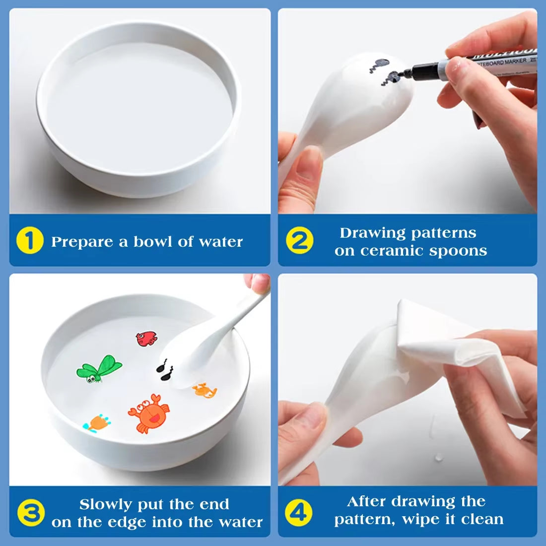 Water Floating Pen Magical Ink Pens Kids Drawing Set