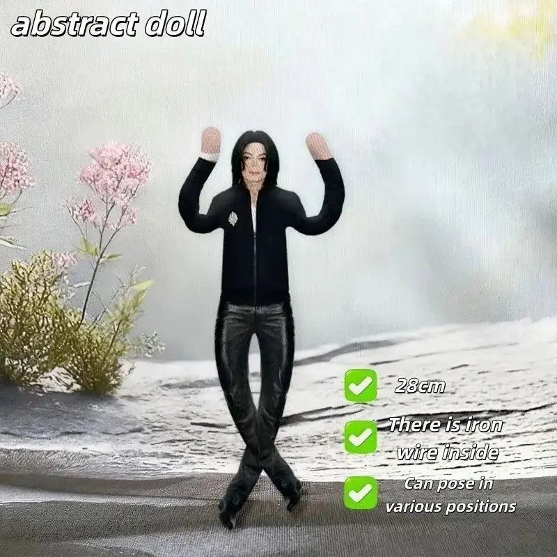 Michael Jackson Abstract Plush Figure