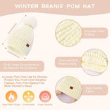 Women'S 3-In-1 Beanie, Scarf & Touchscreen Glove Set