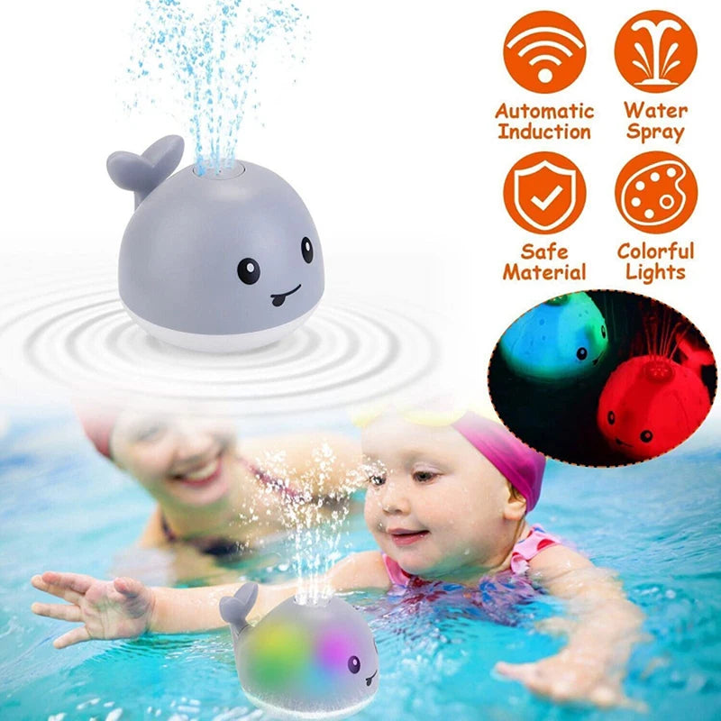 Baby Light-Up Bath Toys — Whale Automatic Sprinkler