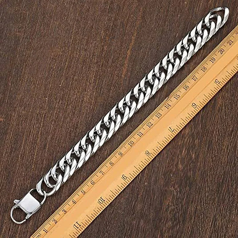 316L Stainless Steel LA Cuban Link Chain Bracelet