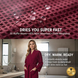 Cotton Waffle-Weave Spa Robe