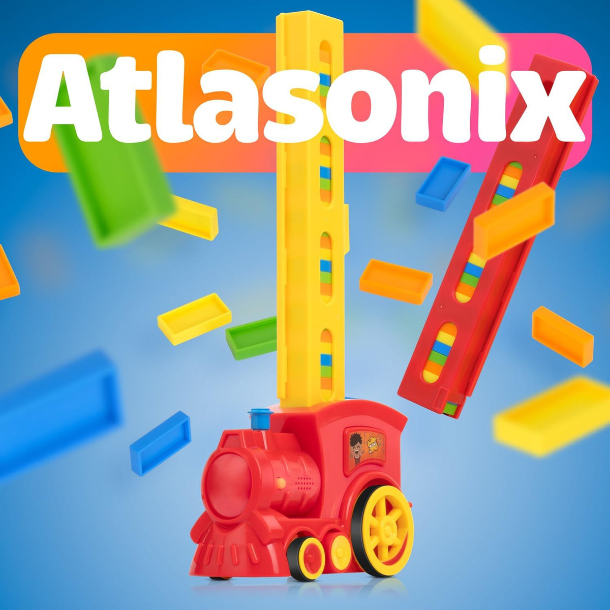 Automatic Domino Train STEM Toy