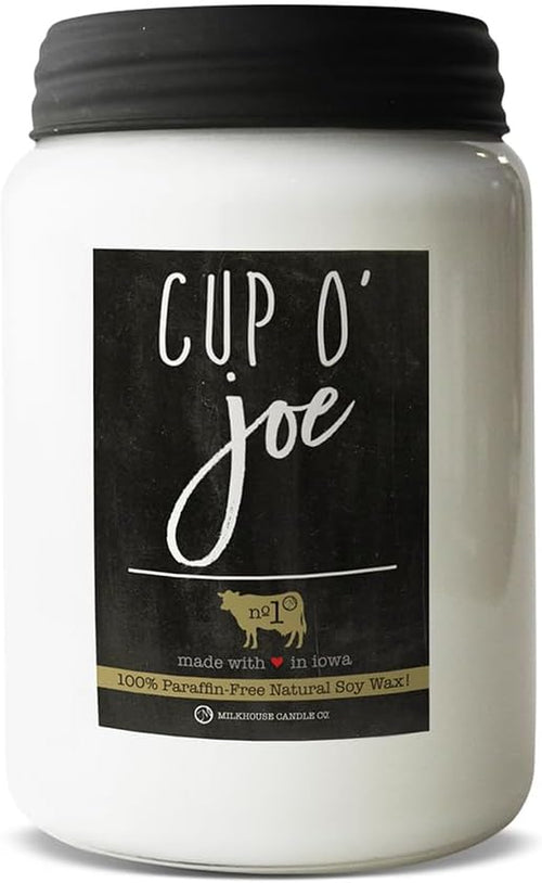 Robust Coffee, Vanilla & Cinnamon Soy Wax Candle, 26Oz