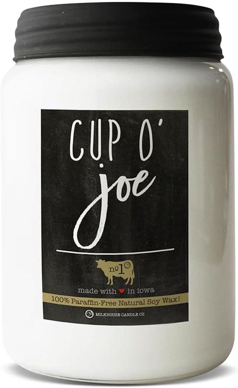 Robust Coffee, Vanilla & Cinnamon Soy Wax Candle, 26Oz