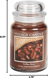 Coffee Bean Soy Wax Candle in Glass Jar, 21Oz