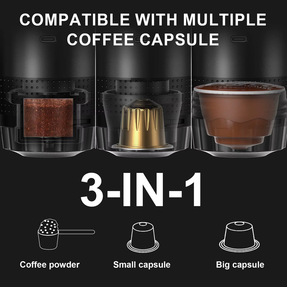 Wireless Electric Portable Espresso Coffee Machine