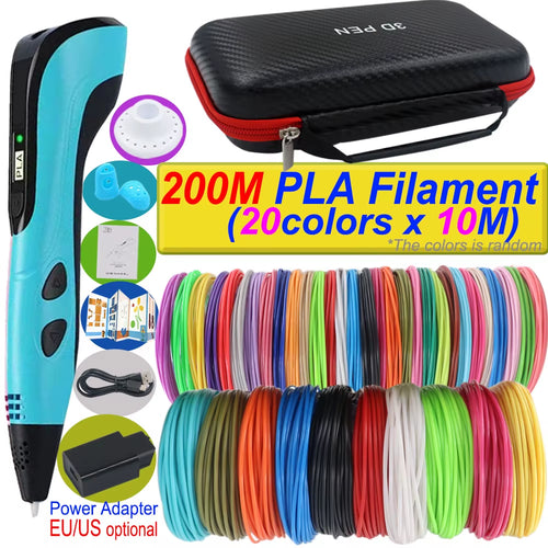 3D Printing Pen — DIY Kids Drawing Pen with LCD Screen