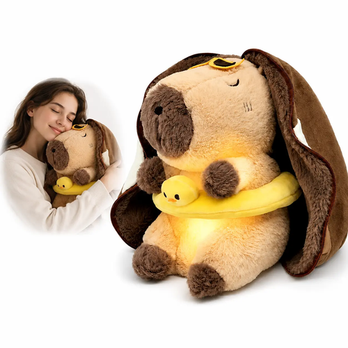 Breathing Capybara Plush Toy