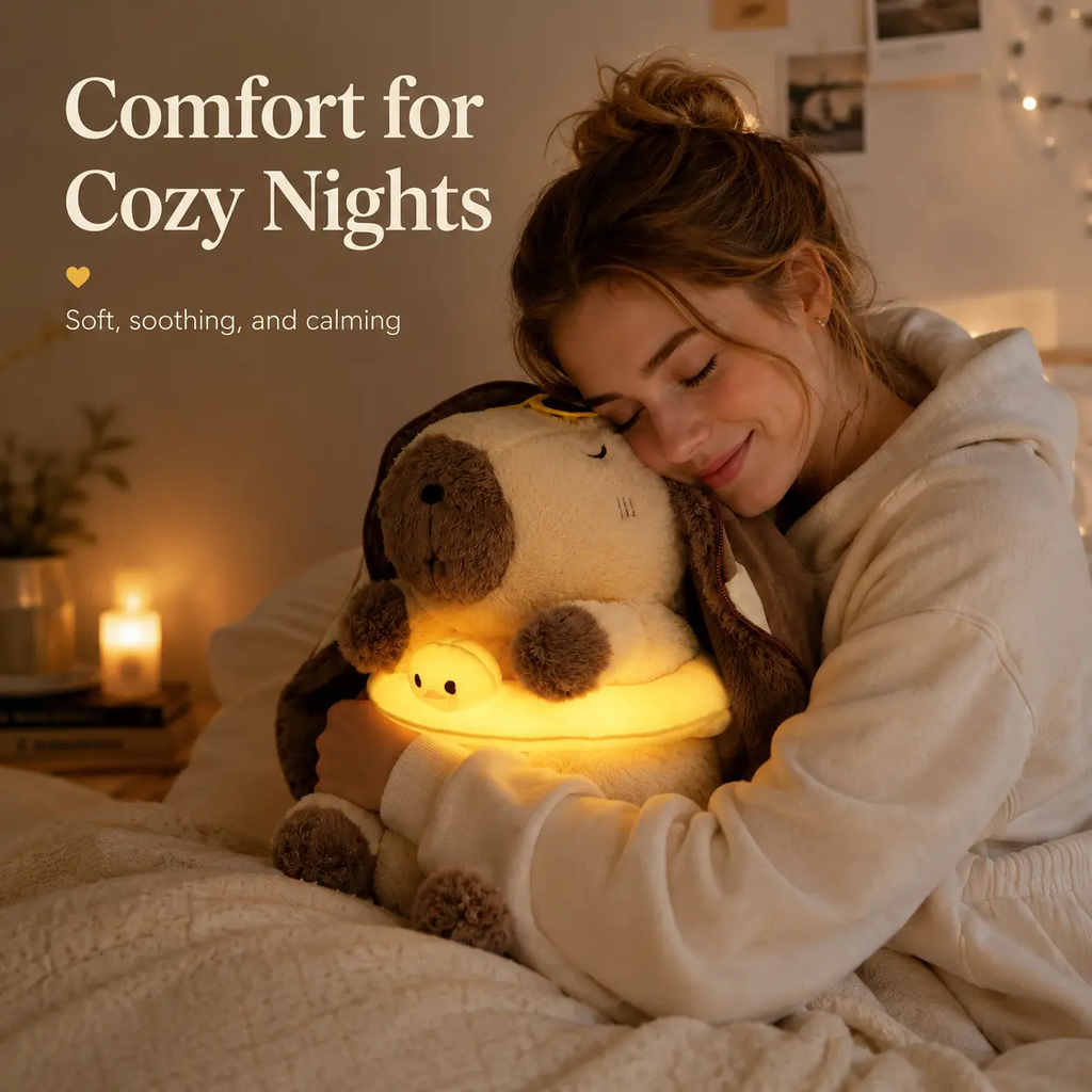 Breathing Capybara Plush Toy