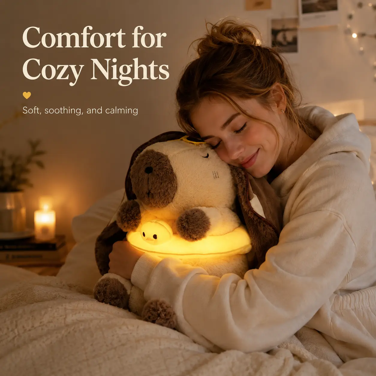 Breathing Capybara Plush Toy