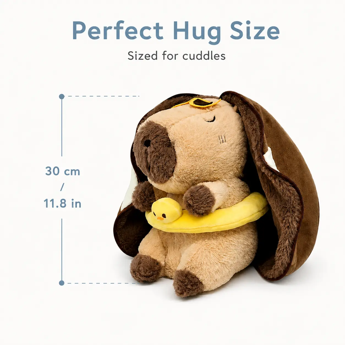Breathing Capybara Plush Toy