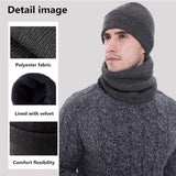 3-Piece Knit Beanie, Scarf & Glove Set