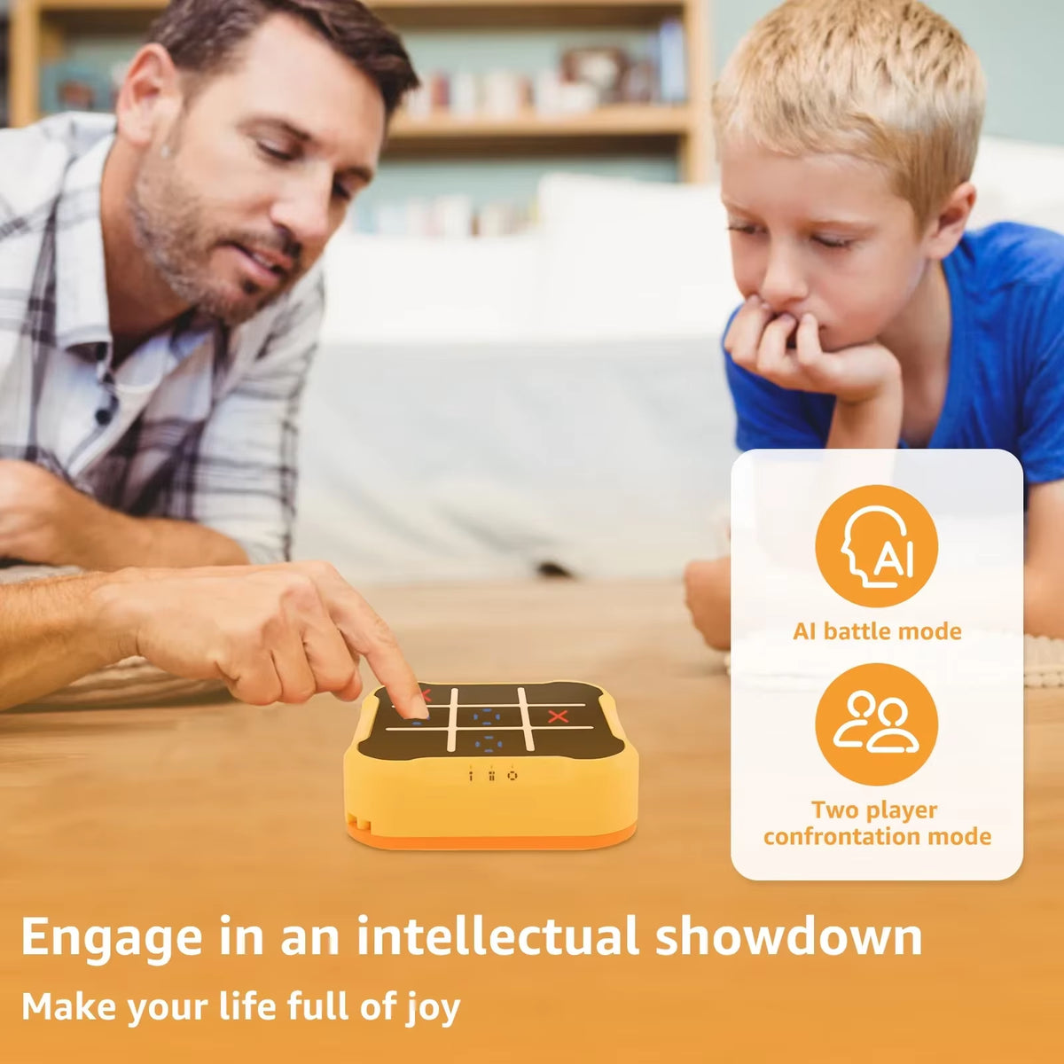 Electronic Tic-Tac-Toe Table Game — Montessori Logic Puzzle