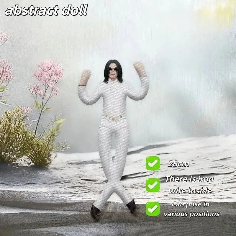 Michael Jackson Abstract Plush Figure