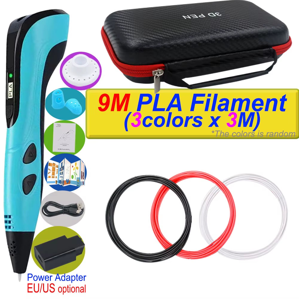 3D Printing Pen — DIY Kids Drawing Pen with LCD Screen