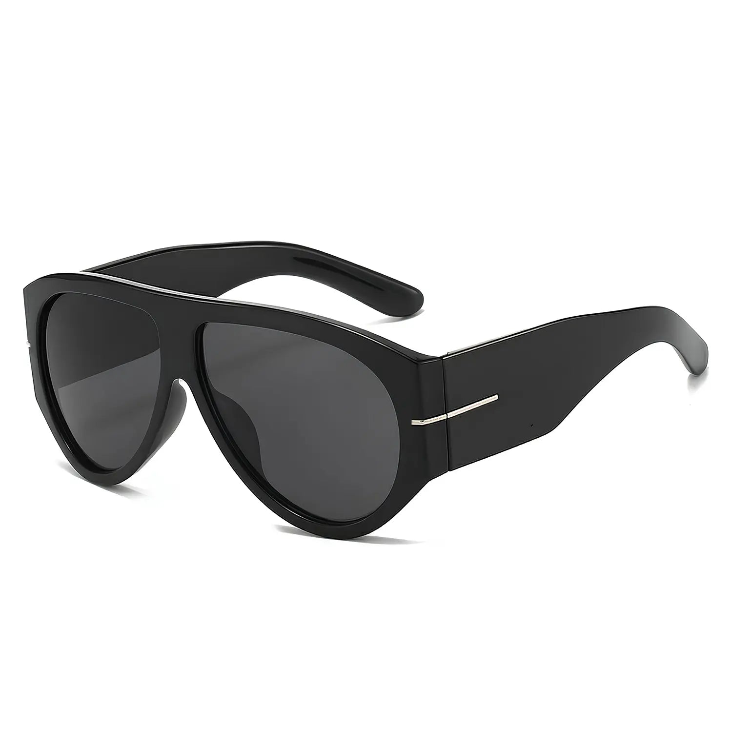 Oversized Retro Aviator Sunglasses 