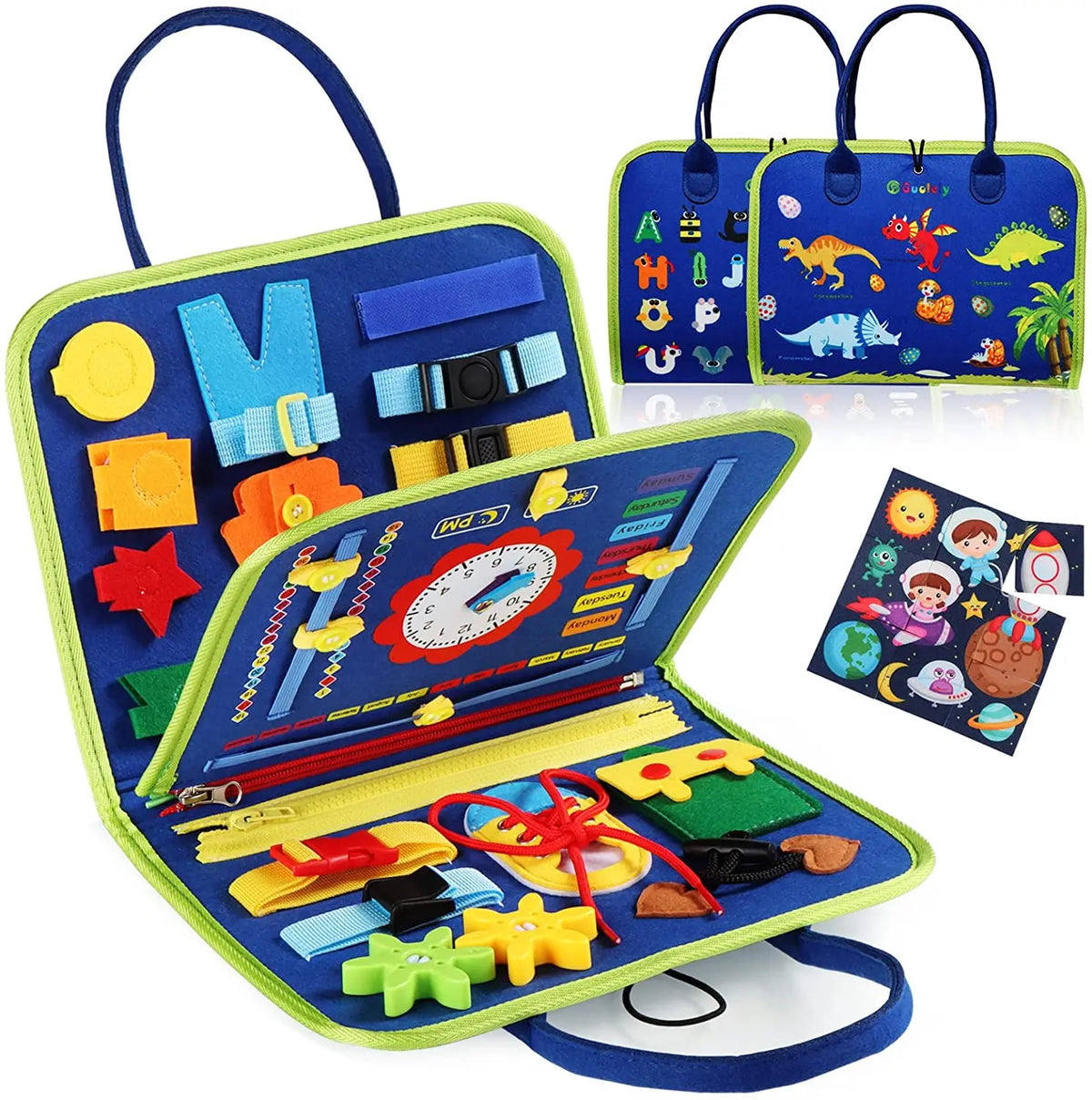 Montessori Busy Board — Toddler Sensory Activity Board