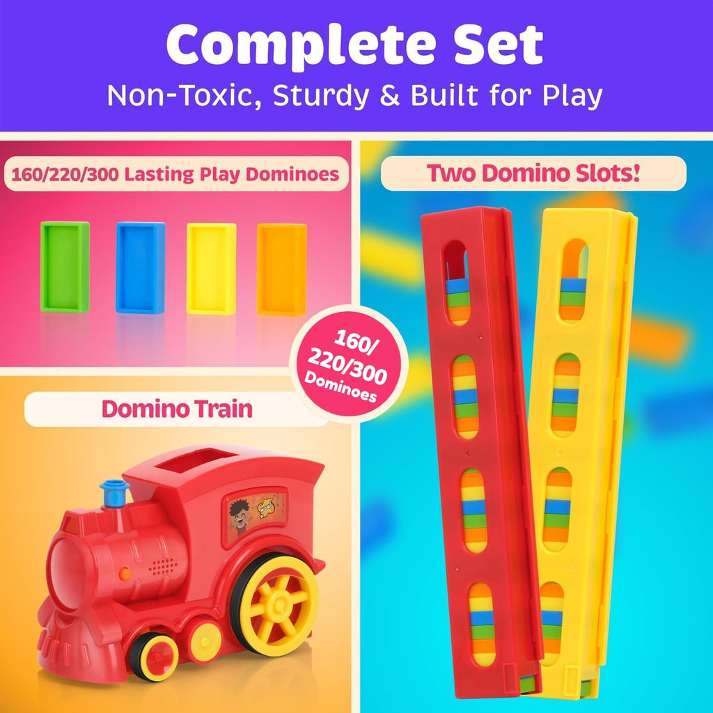 Automatic Domino Train STEM Toy