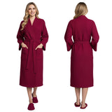 Cotton Waffle-Weave Spa Robe