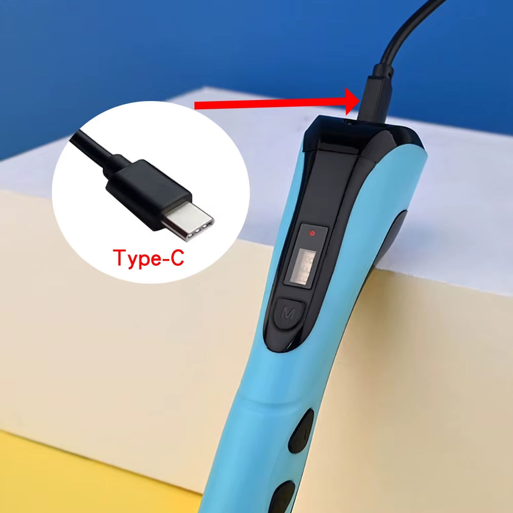 3D Printing Pen — DIY Kids Drawing Pen with LCD Screen