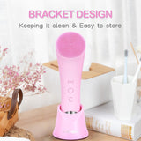 Facial Cleansing Brush Rechargeable Silicone Face Scrubber