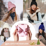 Women'S 3-In-1 Beanie, Scarf & Touchscreen Glove Set