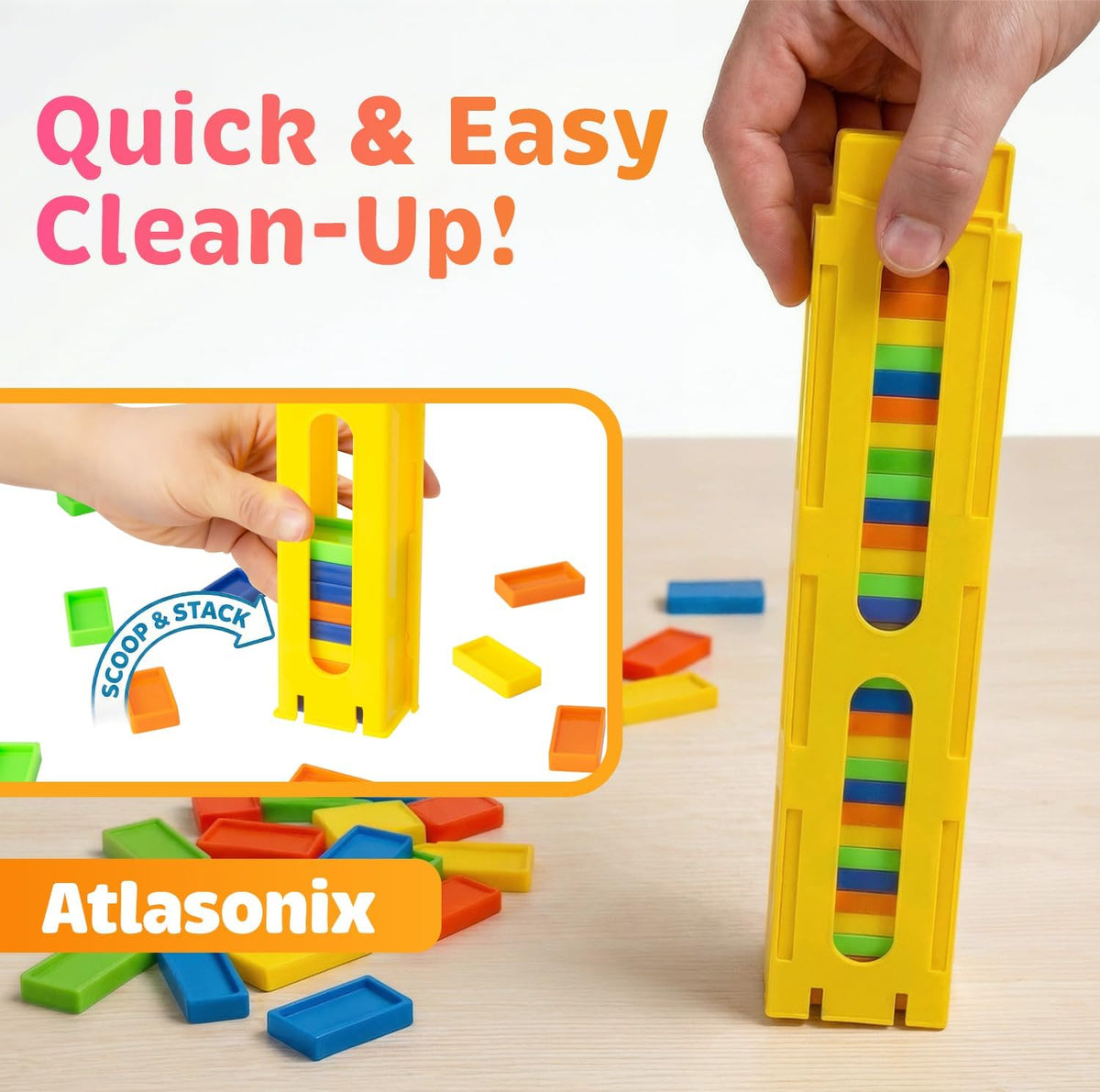 Automatic Domino Train STEM Toy