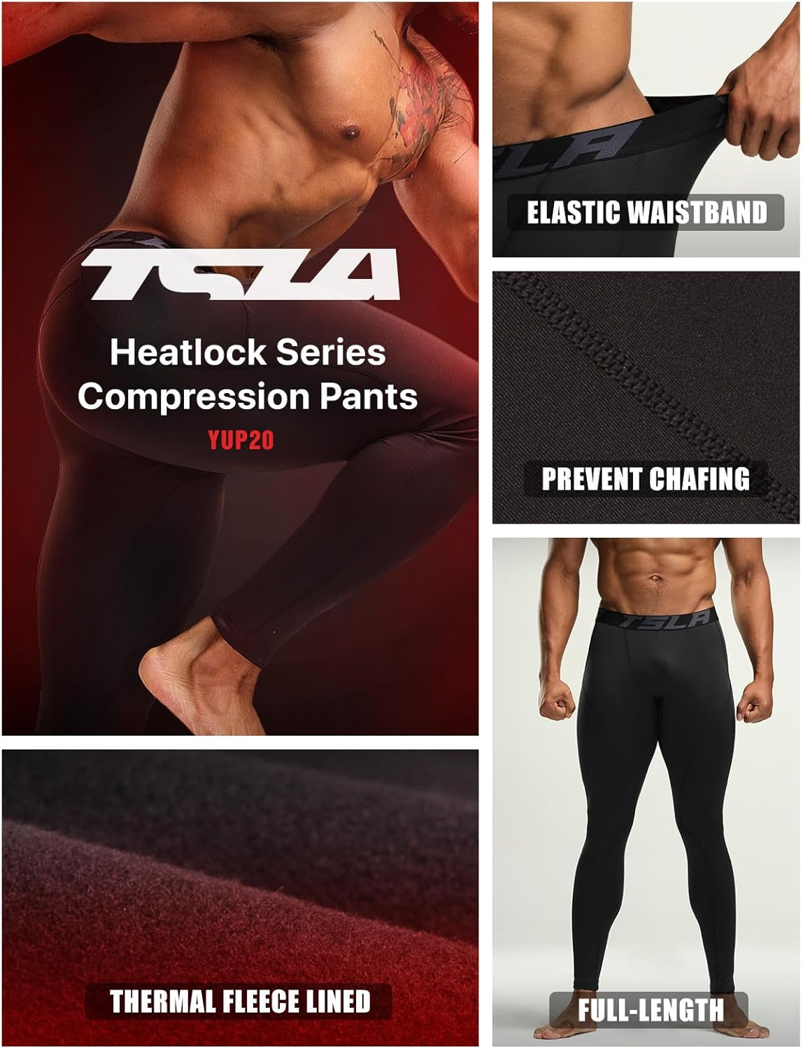 Men'S Thermal Compression Base-Layer Pants