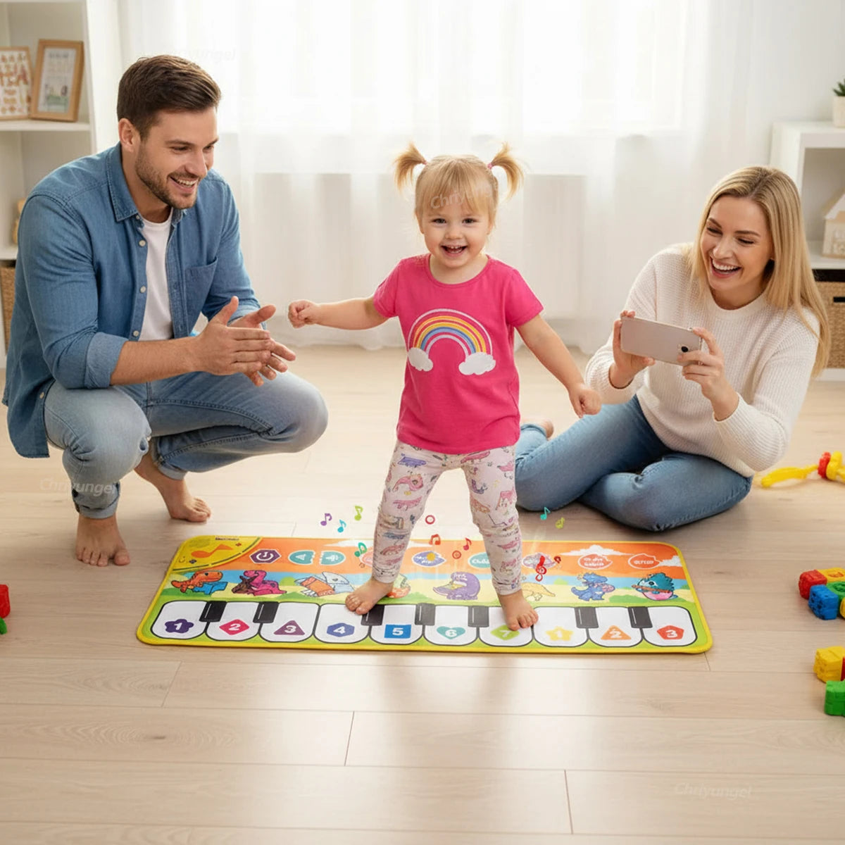 Kids Piano Floor Mat — Musical Dance & Keyboard Mat